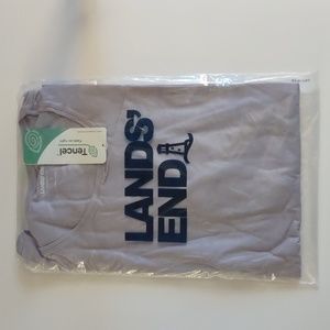 Lands End women's long sleeve shaped crew size XL in wisteria